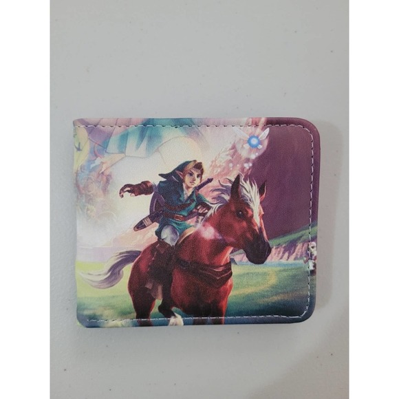 New Nintendo Switch The Legend of Zelda Link Green One Size Leather Purse Wallet - Picture 3 of 3